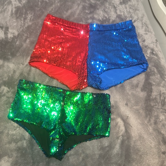Sequin shorts - Picture 1 of 3